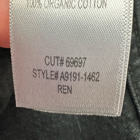 Agolde Ren High Rise Wide Leg Jeans in Scowl, Size 26 - Picture 11 of 11